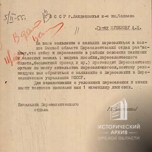 Заявление в Омский облисполком о желании приехать в Омскую область-5