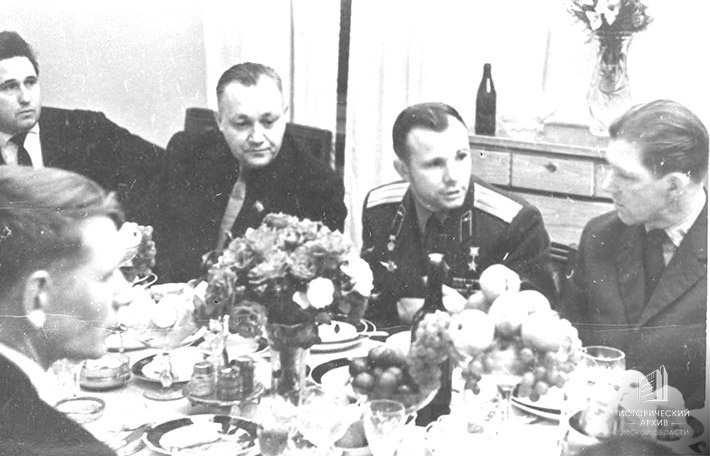 Торжественный обед в честь первого космонавта